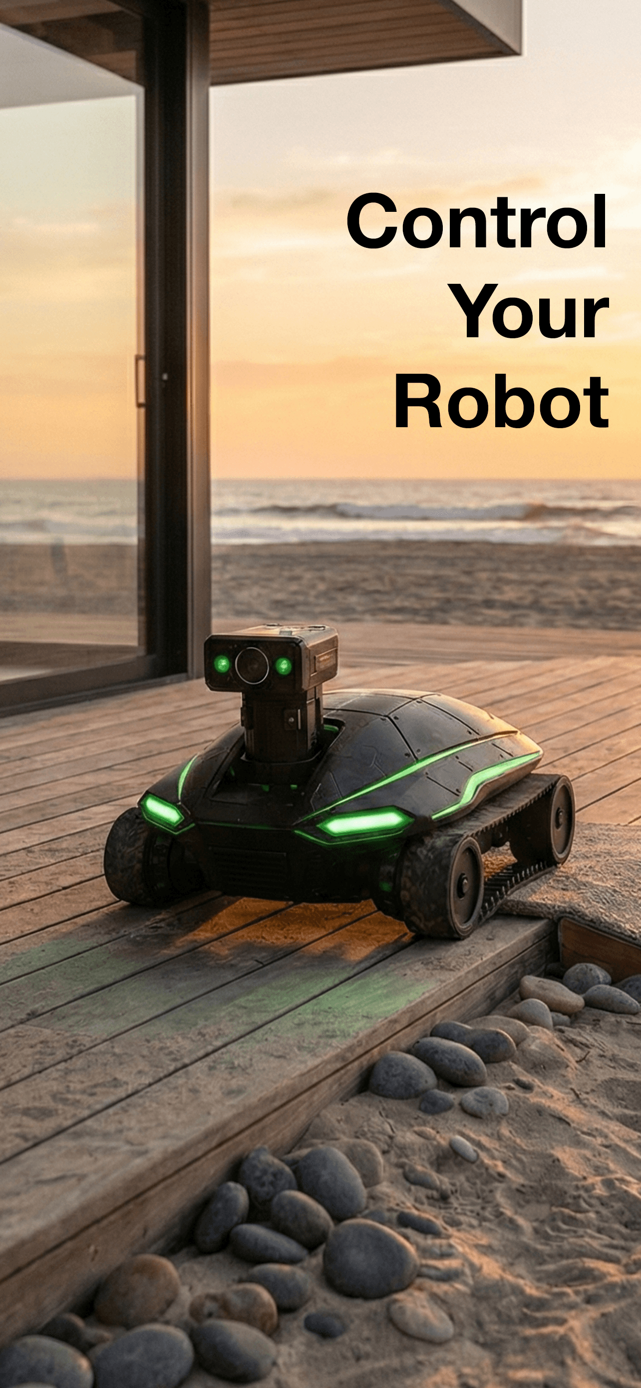 3LYTRA app screenshot showing remote control of the robot