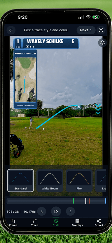 Golf Ball Tracer by Randolph Schilke - Screenshot 3