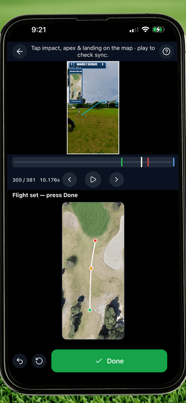 Golf Ball Tracer by Randolph Schilke - Screenshot 4