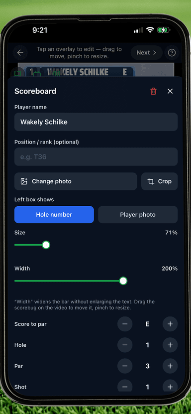 Golf Ball Tracer by Randolph Schilke - Screenshot 5